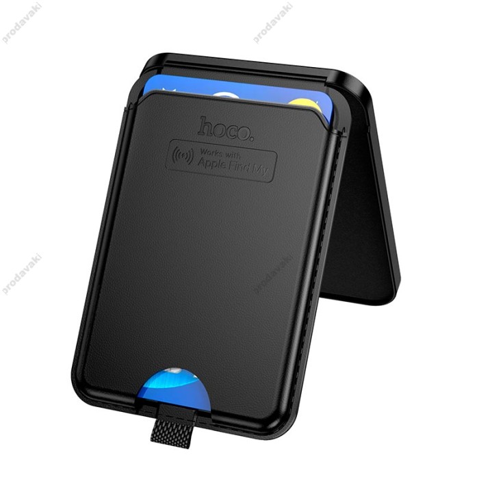 Пошуковий трекер HOCO E91I Tiger smart anti-lost magnetic card holder IOS Black