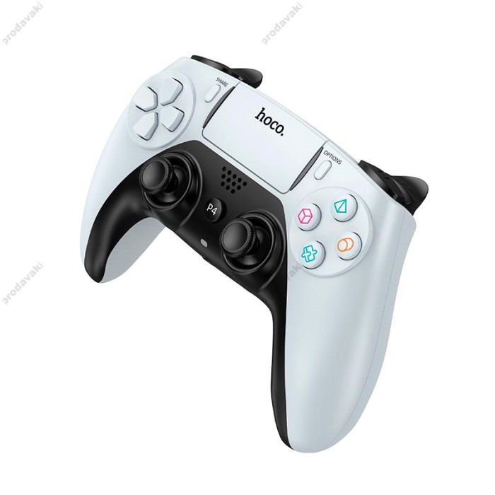 Джойстик ігровий контролер HOCO GA1 Phoenix PS4/PC Wireless Game Controller White