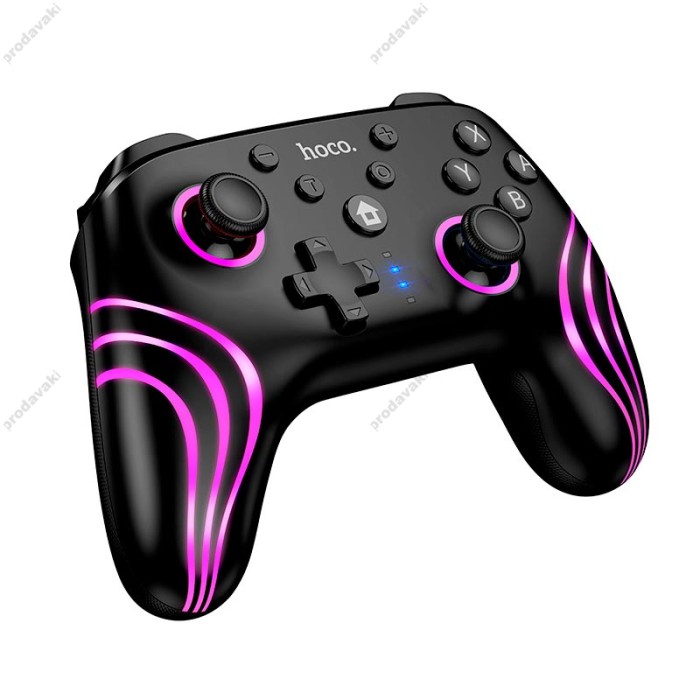 Джойстик ігровий контролер HOCO GA2 Unicorn Switch/Switch2/PC Multi-function Wireless Game Controller Black