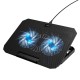 Підставка для ноутбука та MacBook Hoco GA4 Jade laptop cooling stand RGB 12-17" Black