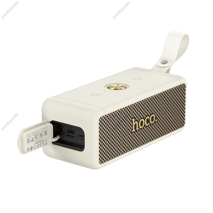 Портативна колонка Bluetooth Hoco HT1 Pro Marquis sports 16W Paint white