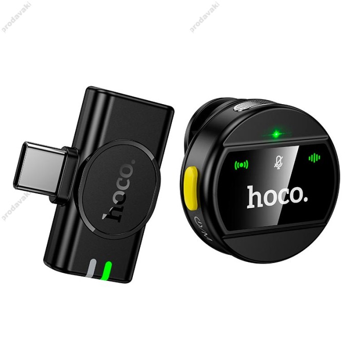 Бездротовий мікрофон Hoco L21 Type-C Charm Wireless Microphone Black