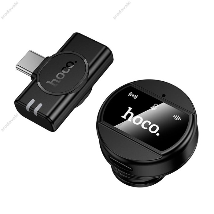 Бездротовий мікрофон Hoco L21 Type-C Charm Wireless Microphone Black