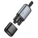 Автомобільний молоток - ніж для ремнів безпеки Hoco ZP15 King car safety hammer Grey