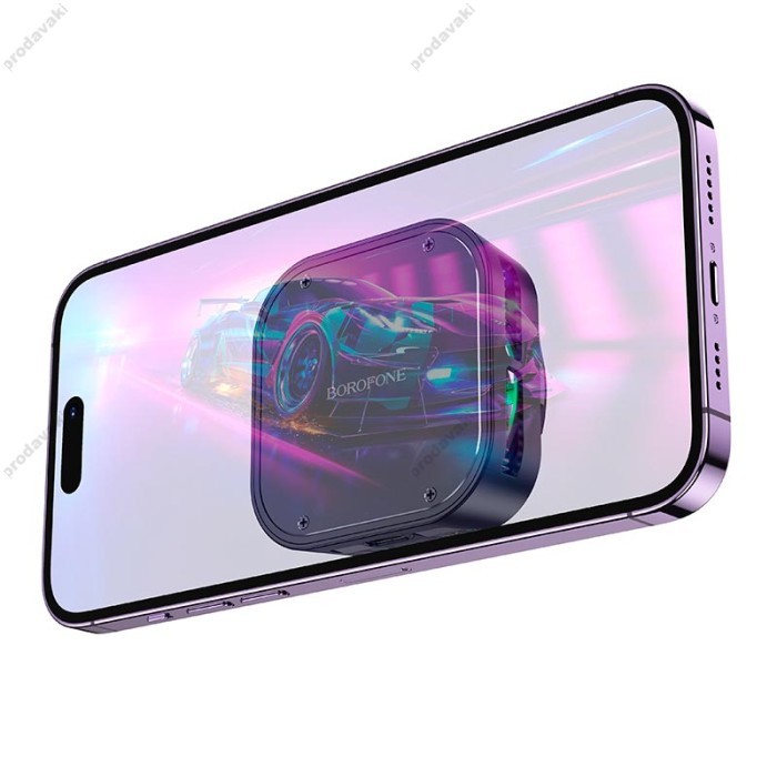 Кулер для телефону BOROFONE BG15 Travel magnetic phone radiator Black