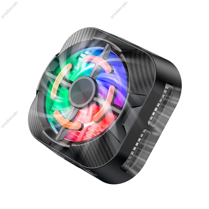 Кулер для телефону BOROFONE BG15 Travel magnetic phone radiator Black