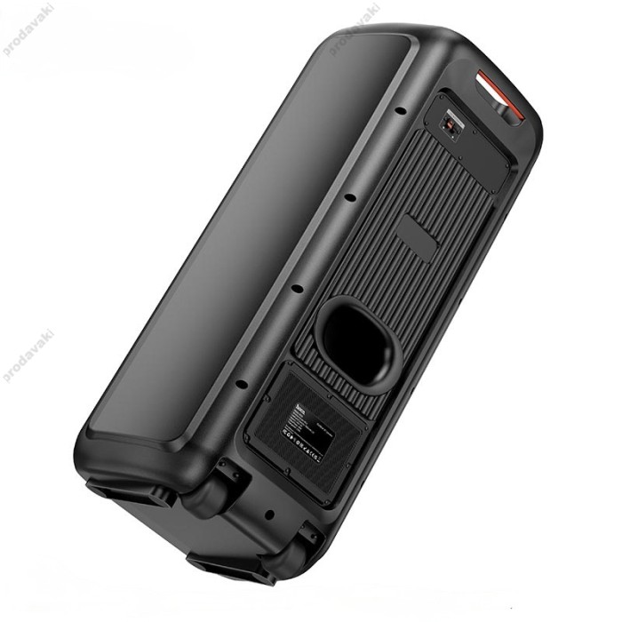 Портативна колонка система караоке Bluetooth Hoco DS58 з 2-ма мікрофонами 120W Black