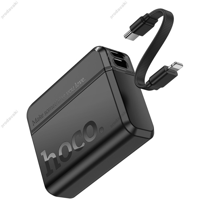 Повербанк портативний акумулятор Power Bank Hoco Q38 Excellent 20W 10000 mAh Black