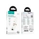 Мережевий адаптер HOCO UA41A Crystal ethernet адаптер Lightning to RJ45 100 Mbps 0.145m White-gold