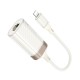 Мережевий адаптер HOCO UA41A Crystal ethernet адаптер Lightning to RJ45 100 Mbps 0.145m White-gold