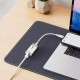Мережевий адаптер HOCO UA41A Crystal ethernet адаптер Lightning to RJ45 100 Mbps 0.145m White-gold