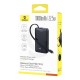 Повербанк портативний акумулятор Power bank Baseus EnerFill FC51 Bipow2 Pro Digital Display 22.5W 10000 mAh Black E0027600