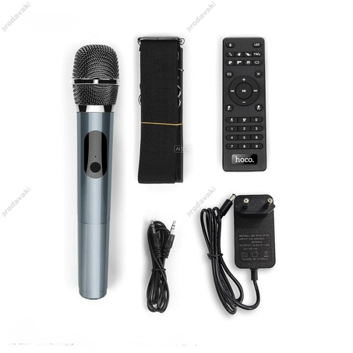 Портативна колонка Bluetooth Hoco DS50 Magnificent BT5.3 USB/AUX/TF 50W Black