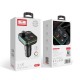 FM - трансмітер Earldom ET-M87 Car Charger 3.1A 2U 1C Black