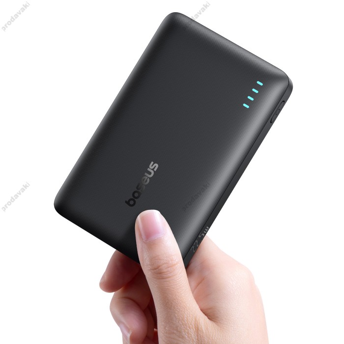 Повербанк портативний акумулятор Power bank Baseus EnerFill FP21 22.5W 10000 mAh Black P1008210D123-00