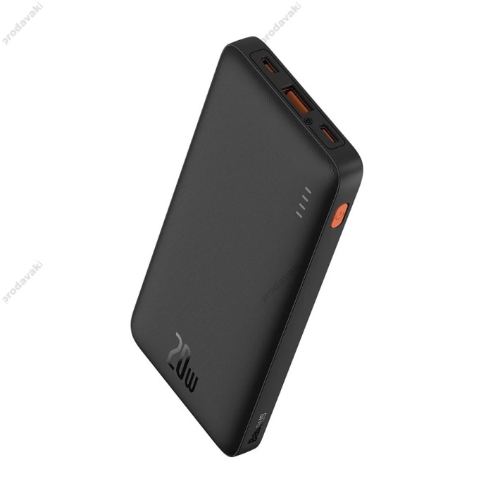 Повербанк портативний акумулятор Power bank Baseus Airpow 20W 10000 mAh Black PPQD090001