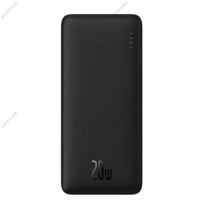 Повербанк портативний акумулятор Power bank Baseus Airpow 20W 10000 mAh Black PPQD090001