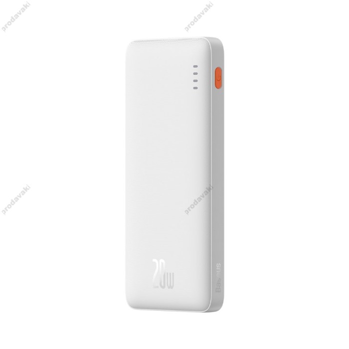Повербанк портативний акумулятор Power bank Baseus Airpow 20W 10000 mAh White PPQD090002