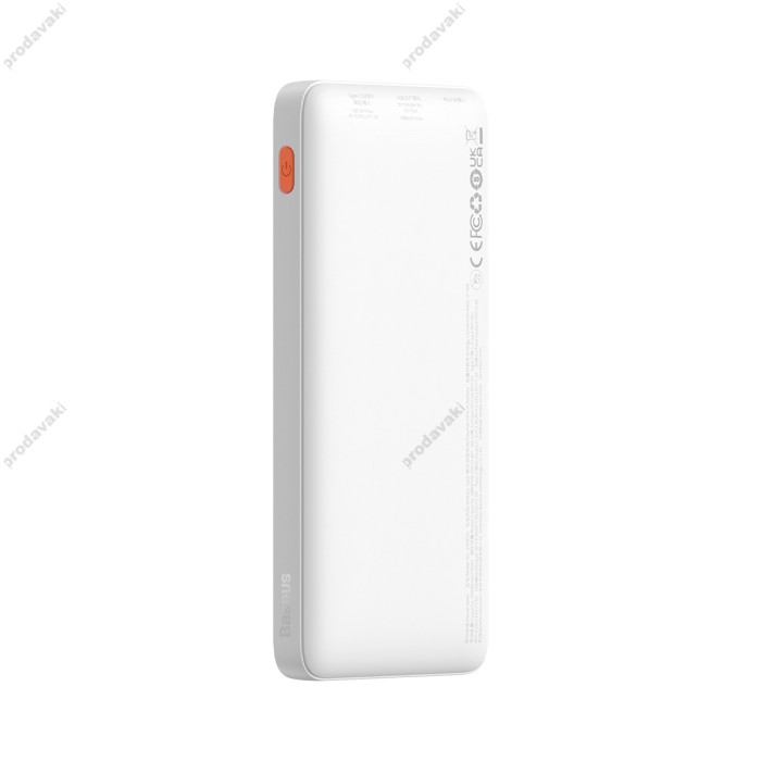 Повербанк портативний акумулятор Power bank Baseus Airpow 20W 10000 mAh White PPQD090002