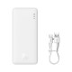 Повербанк портативний акумулятор Power bank Baseus Airpow 20W 10000 mAh White PPQD090002
