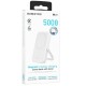 Повербанк портативний акумулятор Power bank BOROFONE BJ51 Kody MagSafe магнітний 20W 5000 mAh White