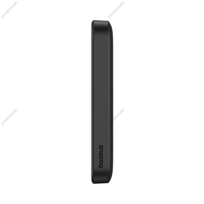 Повербанк портативний акумулятор Power bank Baseus Magnetic Mini Air MagSafe магнітний 20W 6000mAh Black
