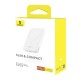 Повербанк портативний акумулятор Power bank Baseus Magnetic Mini Air MagSafe магнітний 20W 6000mAh White