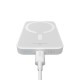 Повербанк портативний акумулятор Power bank Baseus Magnetic Mini Air MagSafe магнітний 20W 6000mAh White