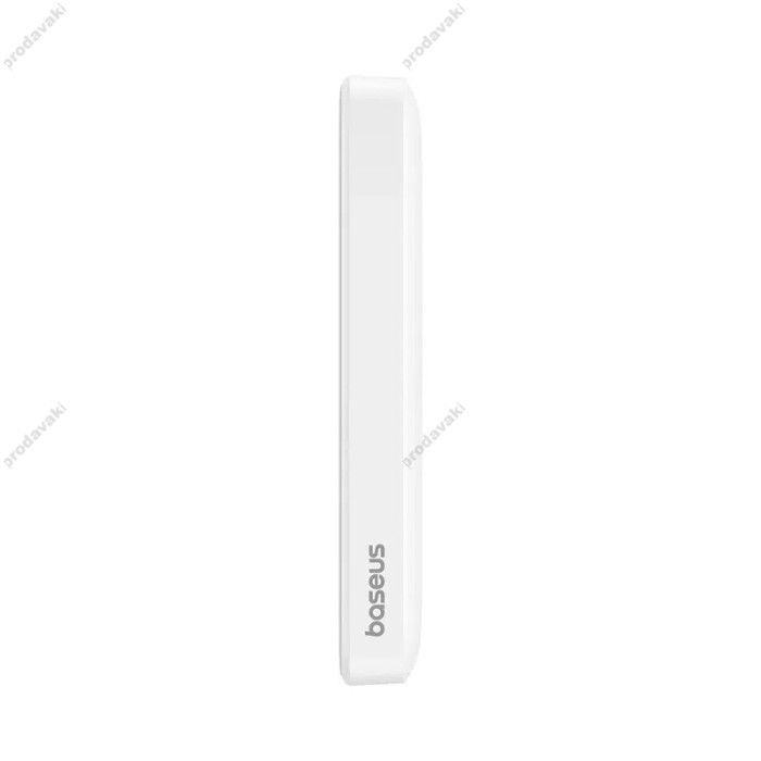 Повербанк портативний акумулятор Power bank Baseus Magnetic Mini Air MagSafe магнітний 20W 6000mAh White