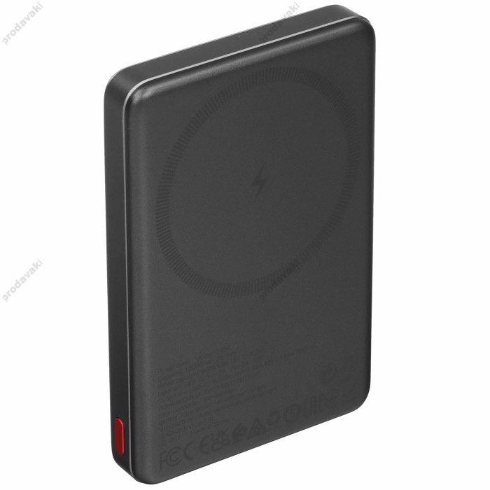 Повербанк портативний акумулятор Power bank Hoco Q26A Joy MagSafe магнітний 20W 10000 mAh Metal Grey