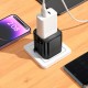 Мережевий адаптер перехідник для розеток HOCO AC29 Changer Universal conversion plug 1000W Black