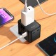 Мережевий адаптер перехідник для розеток HOCO AC30 Changer 4-port universal charger 1000W Black
