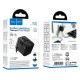 Мережевий адаптер перехідник для розеток HOCO AC31 Changer 3-port PD universal charger 1000W Black