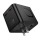 Мережевий адаптер перехідник для розеток HOCO AC31 Changer 3-port PD universal charger 1000W Black