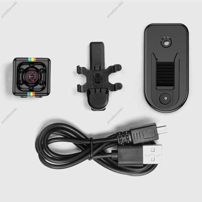 Портативна камера HOCO DI13 mini portable battery camera 1080p TF 30min Black