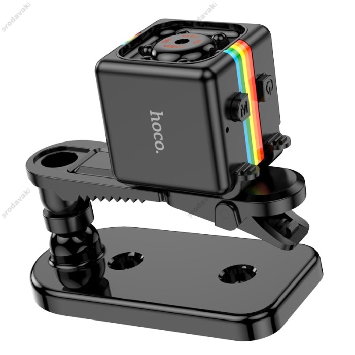 Портативна камера HOCO DI13 mini portable battery camera 1080p TF 30min Black