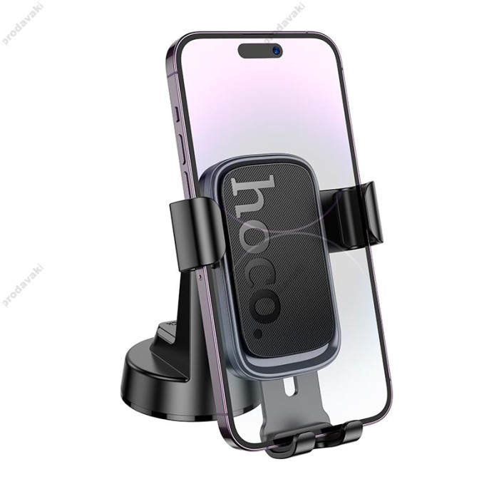 Автомобільний тримач Hoco H81 Vista Gravity Car holder (center console) Black