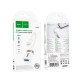 Перехідник HOCO UA39 Crystal Lightning male to USB female 2.0 adapter 480Mbps 0.125m White-gold