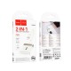 Кардрідер HOCO UA40 Crystal 2в1 card reader OTG Type-C White-gold