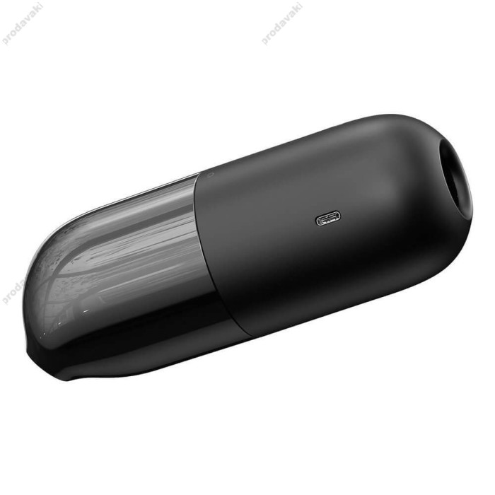 Портативний автомобільний пилосос Baseus C1 Capsule Vacuum Cleaner Black CRXCQC1-01
