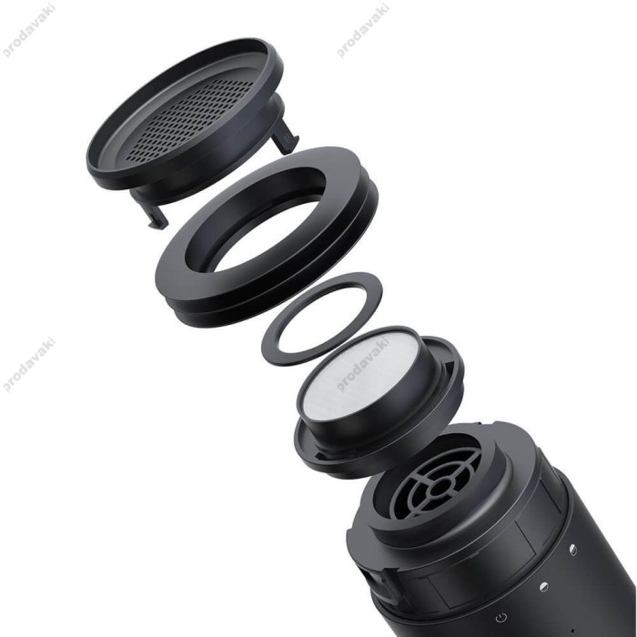 Портативний автомобільний пилосос Baseus C1 Capsule Vacuum Cleaner Black CRXCQC1-01