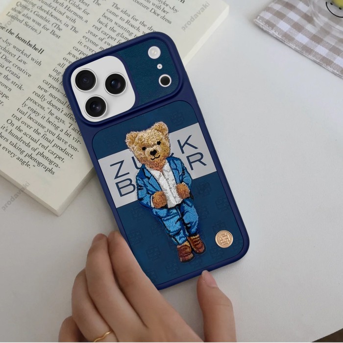 Чохол Zuck Bear Paris Gentleman Leather Case iPhone 17 Pro Business Suit