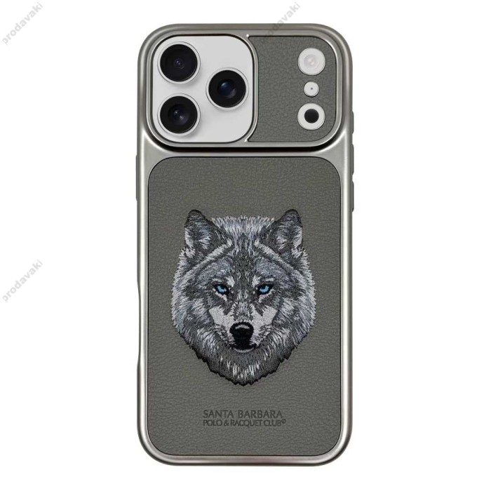 Чохол Santa Barbara Polo & Racquet Club Knight MagSafe iPhone 17 Pro Titanium Grey