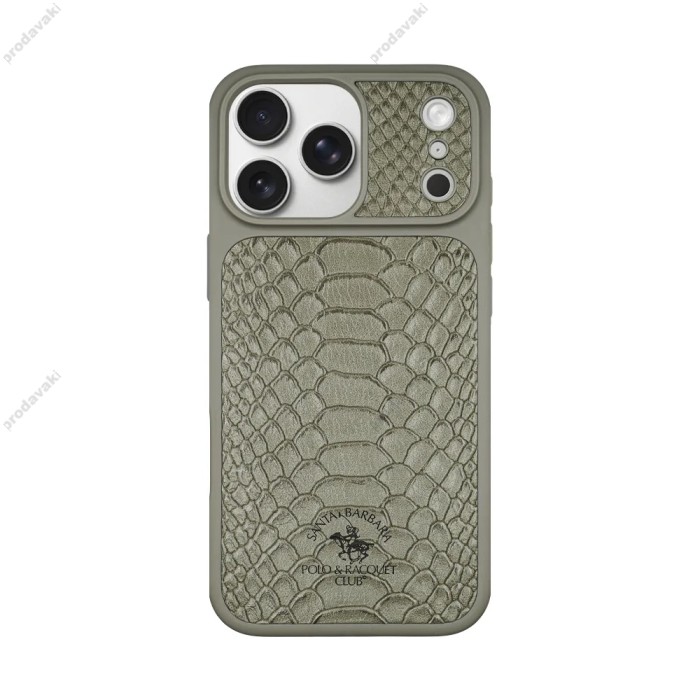 Чохол Santa Barbara Polo & Racquet Club Knight MagSafe iPhone 17 Pro Titanium Grey
