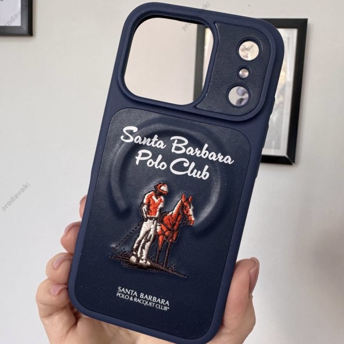 Чохол Polo Santa Barbara & Racquet Club QUESTA MagSafe iPhone 18 Pro Blue