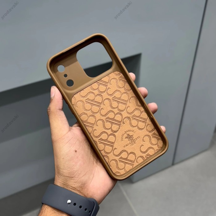 Чохол Polo Santa Barbara & Racquet Club Boris MagSafe iPhone 17 Pro Brown