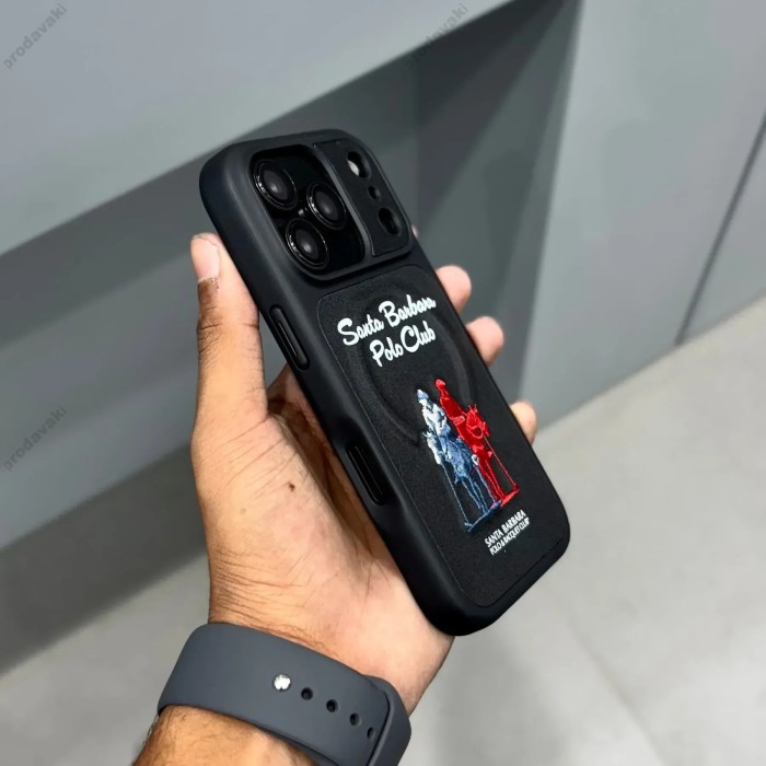 Чохол Polo Santa Barbara & Racquet Club QUESTA MagSafe iPhone 18 Pro Max Black
