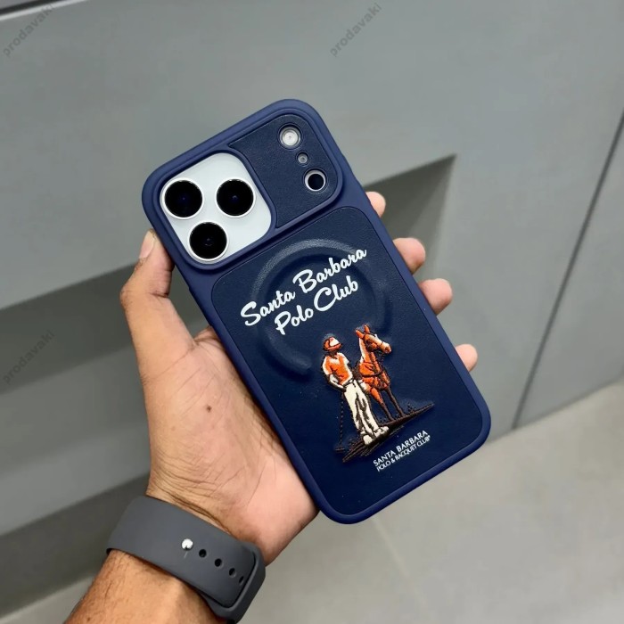 Чохол Polo Santa Barbara & Racquet Club QUESTA MagSafe iPhone 18 Pro Blue
