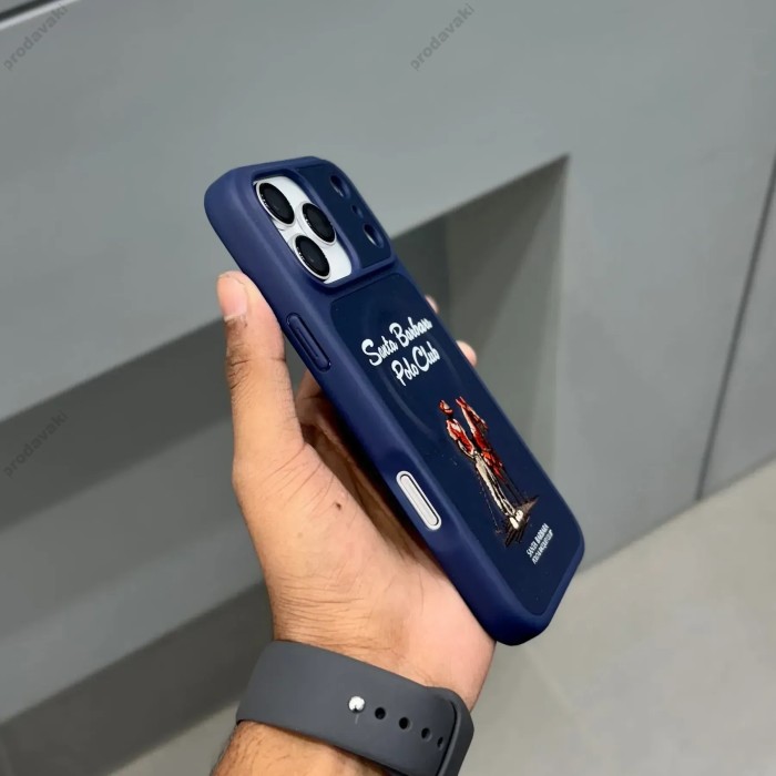 Чохол Polo Santa Barbara & Racquet Club QUESTA MagSafe iPhone 18 Pro Blue