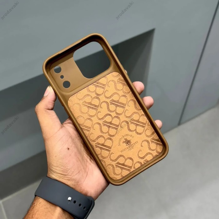 Чохол Polo Santa Barbara & Racquet Club QUESTA MagSafe iPhone 18 Pro Brown